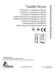 ALLIANCE 30 Pound Capacity Specifications