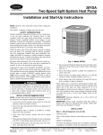 Carrier 38YDA Instruction manual