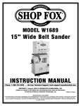 Woodstock W1679 Instruction manual