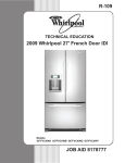 Whirlpool GI7FVCXWY - Bottom Freezer Refrigerator Specifications