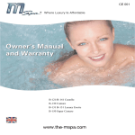 M-Spa Alpine User manual