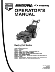 Simplicity Hydro Cut Series Operator`s manual