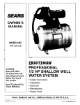 Craftsman 390.252158 Owner`s manual