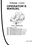 Simplicity 18.5HP Operator`s manual