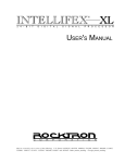 Rocktron EN50082-1 User`s manual