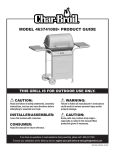 Char-Broil Quickset 463645004 Assembly Product guide