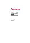 Raymarine C-Series Installation manual
