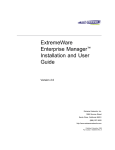 Extreme Networks ExtremeWare Enterprise Manager User guide