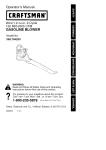 Craftsman 358.794200 Operating instructions