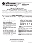 Schumacher SF-2150MA Owner`s manual