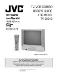 Philips MC192EMG - 19' Tv/vcr Combination User`s guide