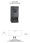 Crem International CQUBE M Espresso User guide