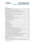Kofax Front Office Server FAQ