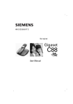 Siemens GIGASET C88 User manual