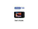 Epson P-2000 - Multimedia Storage Viewer User`s guide
