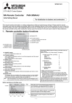 Mitsubishi PAR-30MAA Installation manual