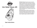American DJ Vizi Roller Beam 2R Specifications