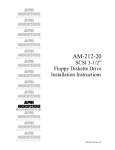 Alpha Microsystems AM-6060 Instruction manual