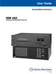 Extron electronics ISM 482 User guide