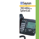 Sayson 480 User guide