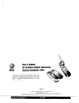 AT&T 7650 User`s manual