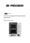 BK Precision 1739 Instruction manual