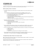 Viessmann VITODENS 200 WB2 Series Troubleshooting guide