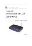 Comtrend Corporation CT-6373 User`s manual