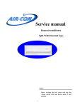 Chigo CS-25C3A-V85AY1 Service manual