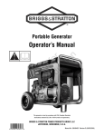 Briggs & Stratton 206494GS Operator`s manual