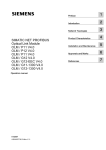 Siemens SIMATIC NET PROFIBUS Technical data