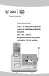 VTech SL82318 - AT&T DECT 6.0 Digital Three Handset Answering System User`s manual