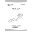 AT&T TRIMLINE 265 User`s manual