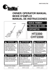 Zenoah CHT2200 Specifications