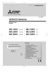 Mitsubishi MS-18RV Service manual