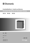 Dometic RM 5310 Operating instructions