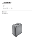 Bose PackLite Operating instructions