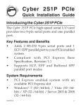 SIIG Cyber 2S1P PCI Installation guide