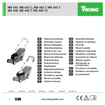 Viking MB 448 TX Instruction manual