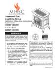 MHSC CSVF20SNV Operating instructions