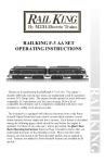 Rail King RAILKING F-3 AA SET Operating instructions