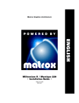 Matrox Rainbow Runner Installation guide