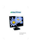 eMachines Flat Panel Monitor User guide