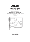 Asus Wi-Fi TV User guide