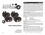 American DJ SATURN 4 Instruction manual