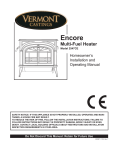 Vermont Castings Encore 2547CE Specifications