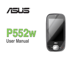 Asus P552w User manual