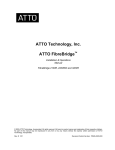 ATTO Technology 2200R User manual