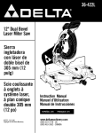 Delta 36-422L Instruction manual
