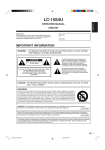 Sharp LC-15S4U Operating instructions